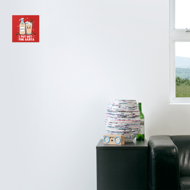 Funny Coquito Christmas “I Put Out for Santa” Cute Puerto Rican by creative